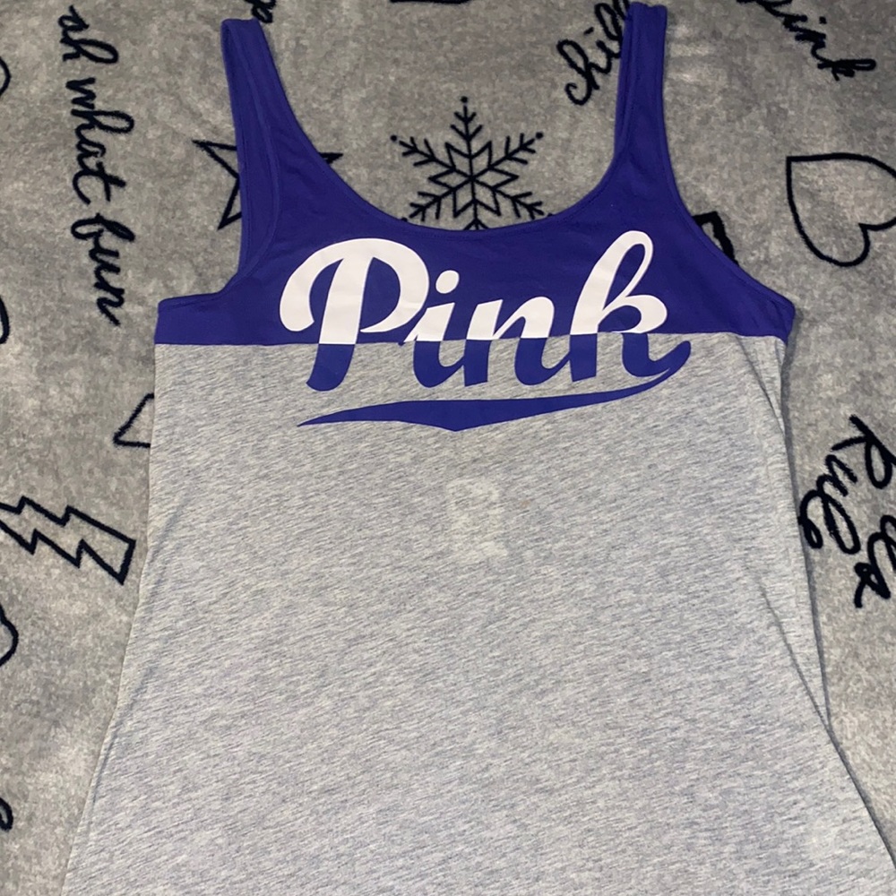 Pink Victoria’s Secret tank top size small.